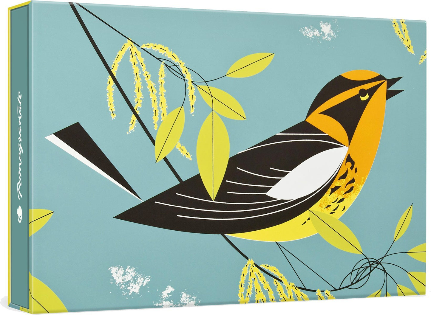Charley Harper Blackburnian Warbler Notecards