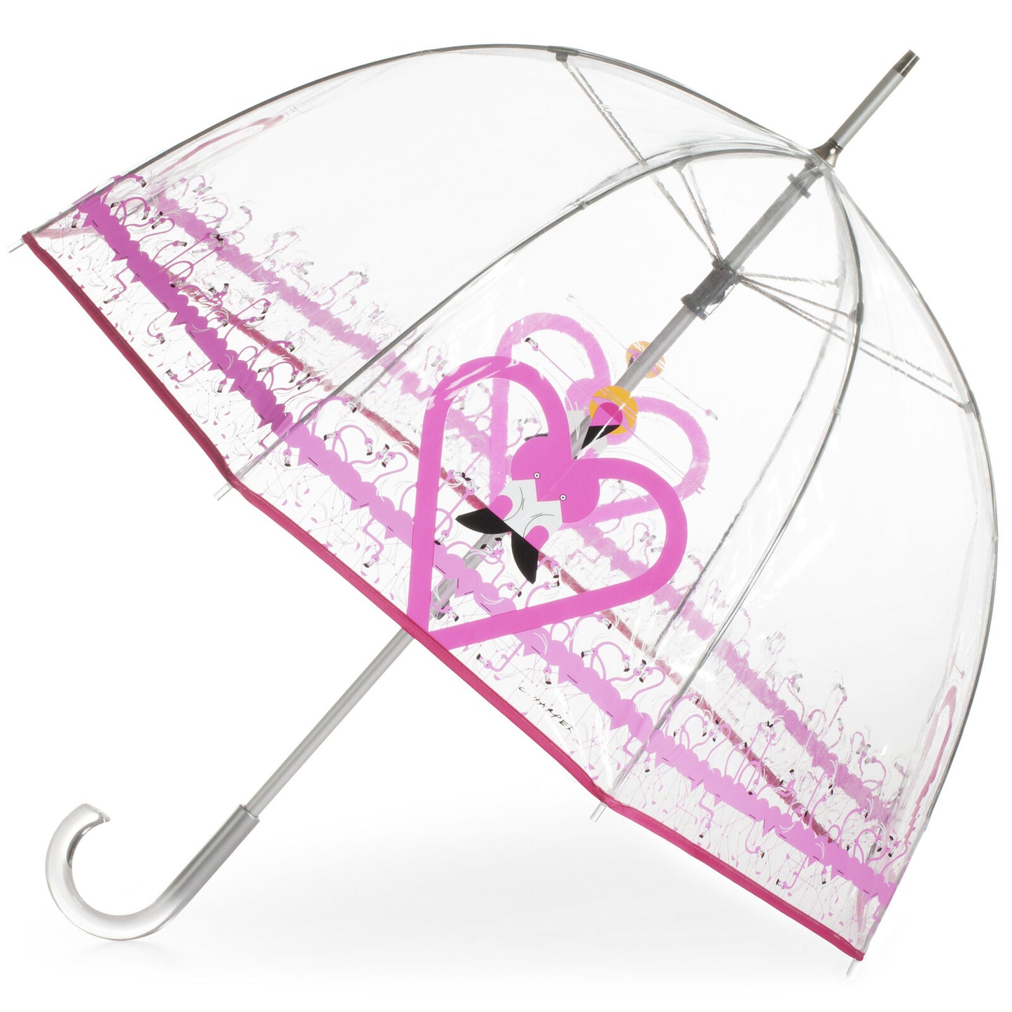 Charley Harper Flamingo-a-go-go Bubble Umbrella