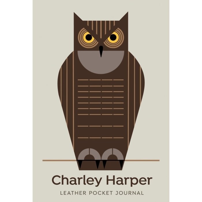 Harper Leather Pocket Journal Owl