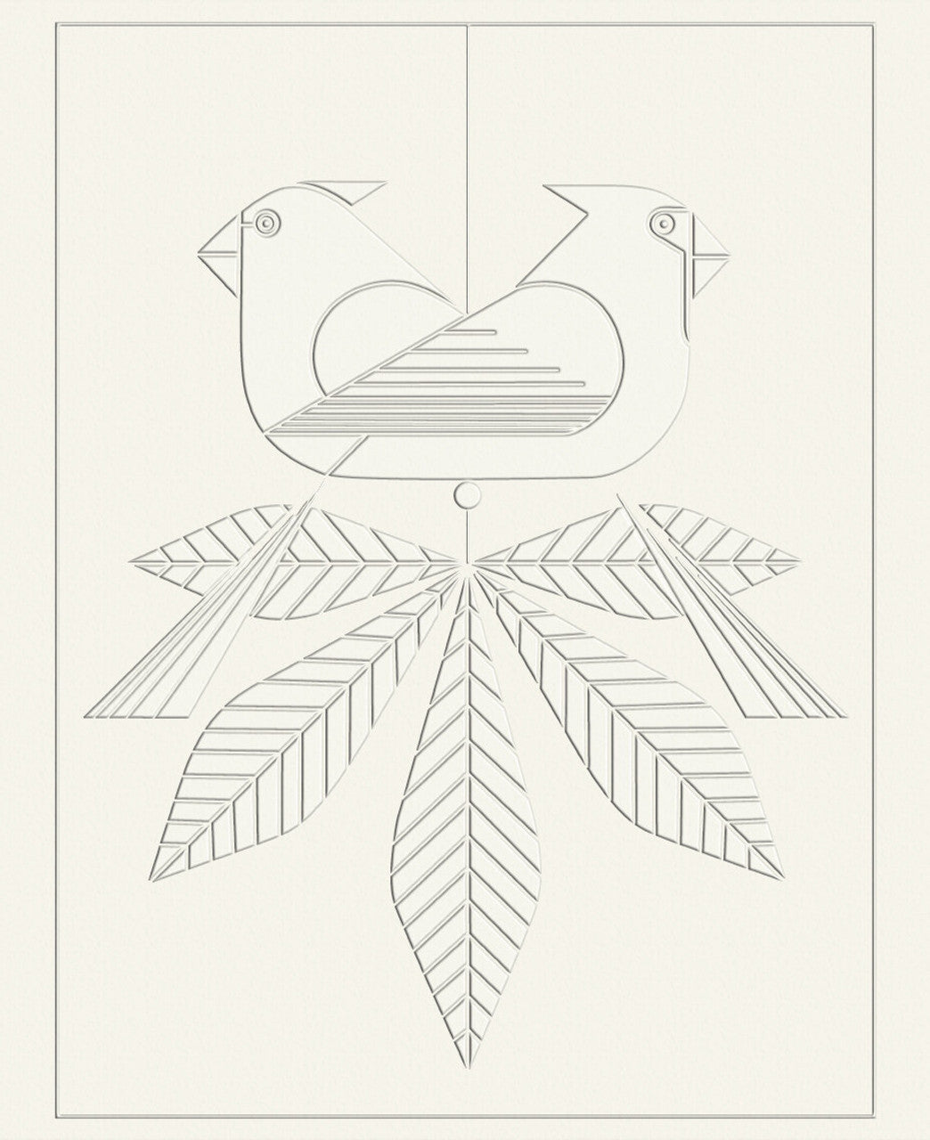 Charley Harper Embossed Notecards Birds
