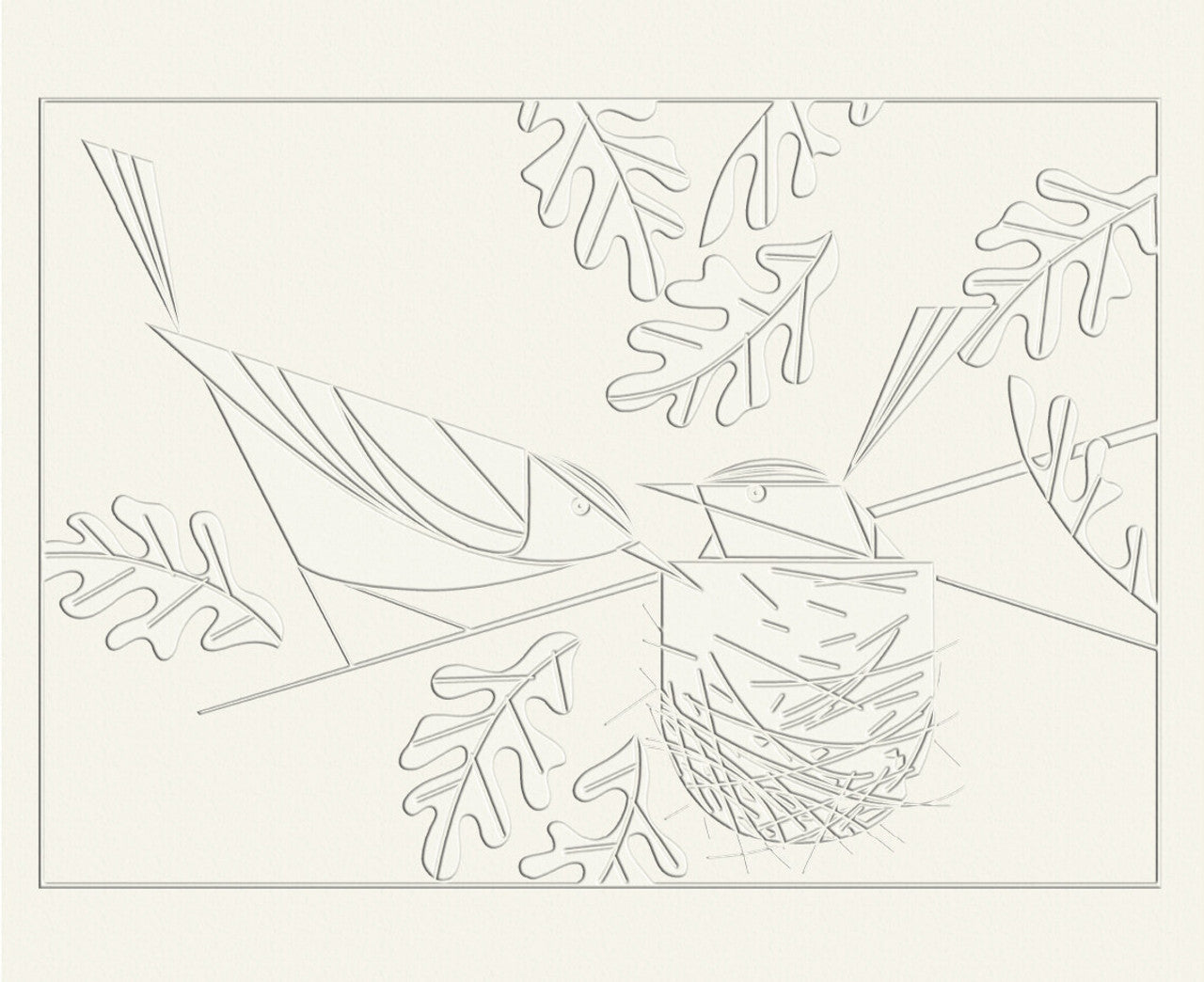 Charley Harper Embossed Notecards Birds