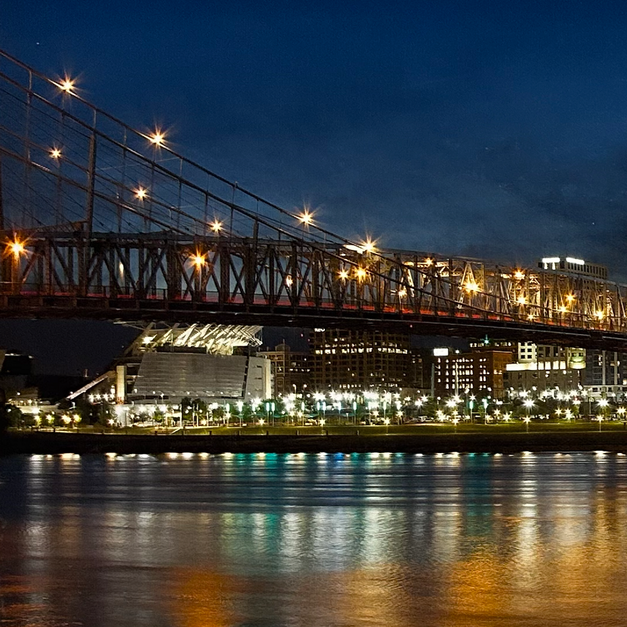 Panoramic Night Shot of Cincinnati