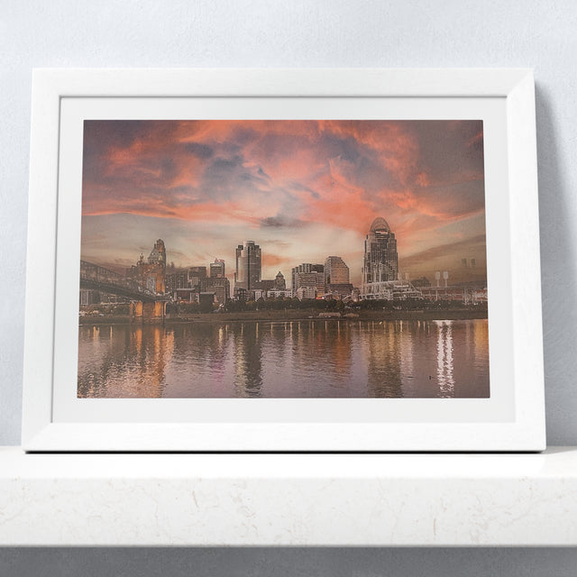 Cincinnati Skyline Sunset