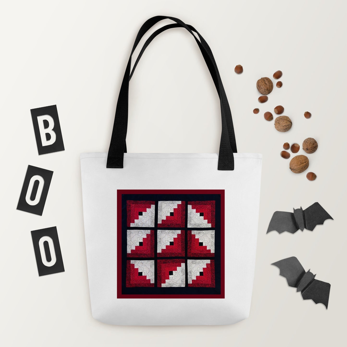 Gray Clouds, Red Hills - Tote bag