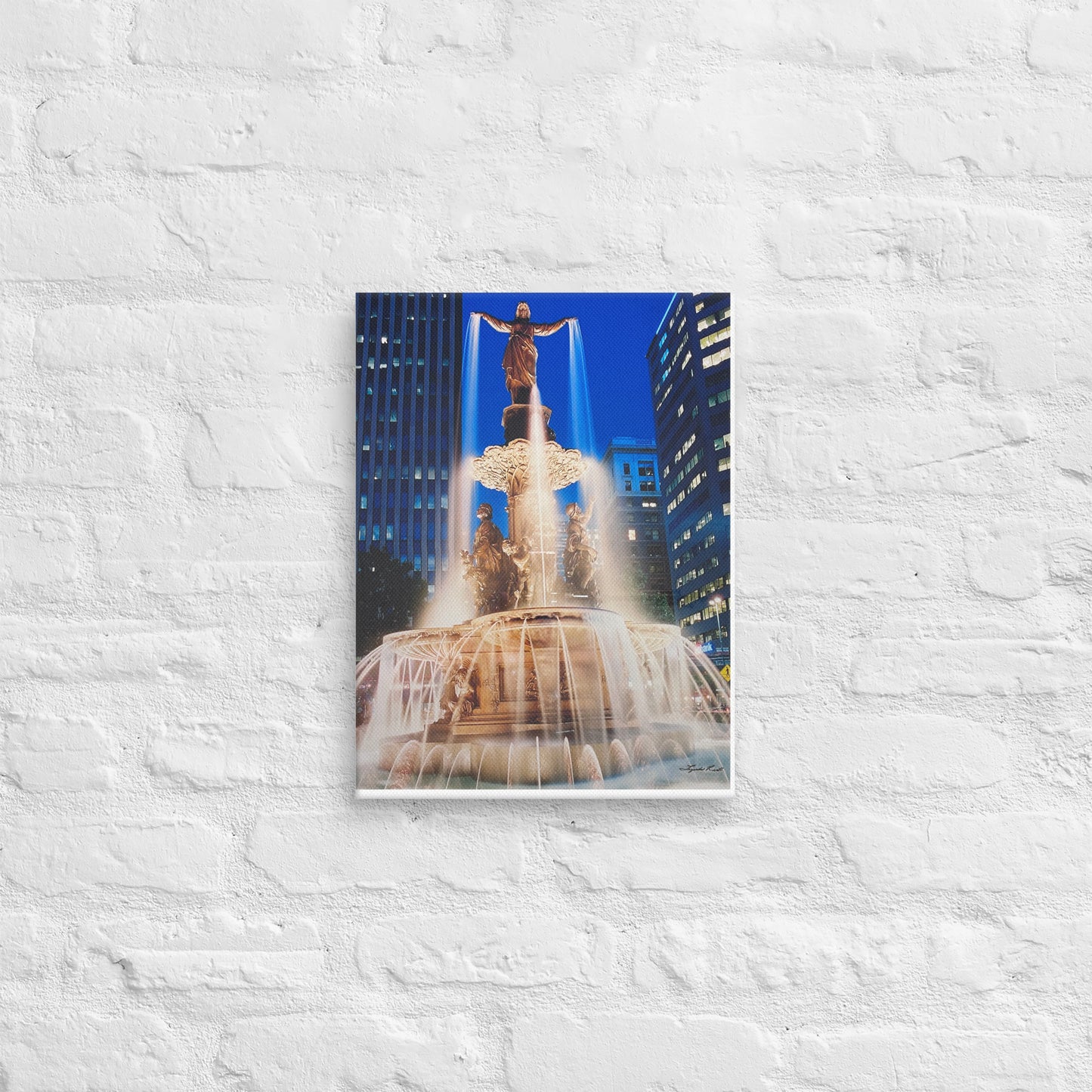 Tyler Davidson Fountain - Canvas Print