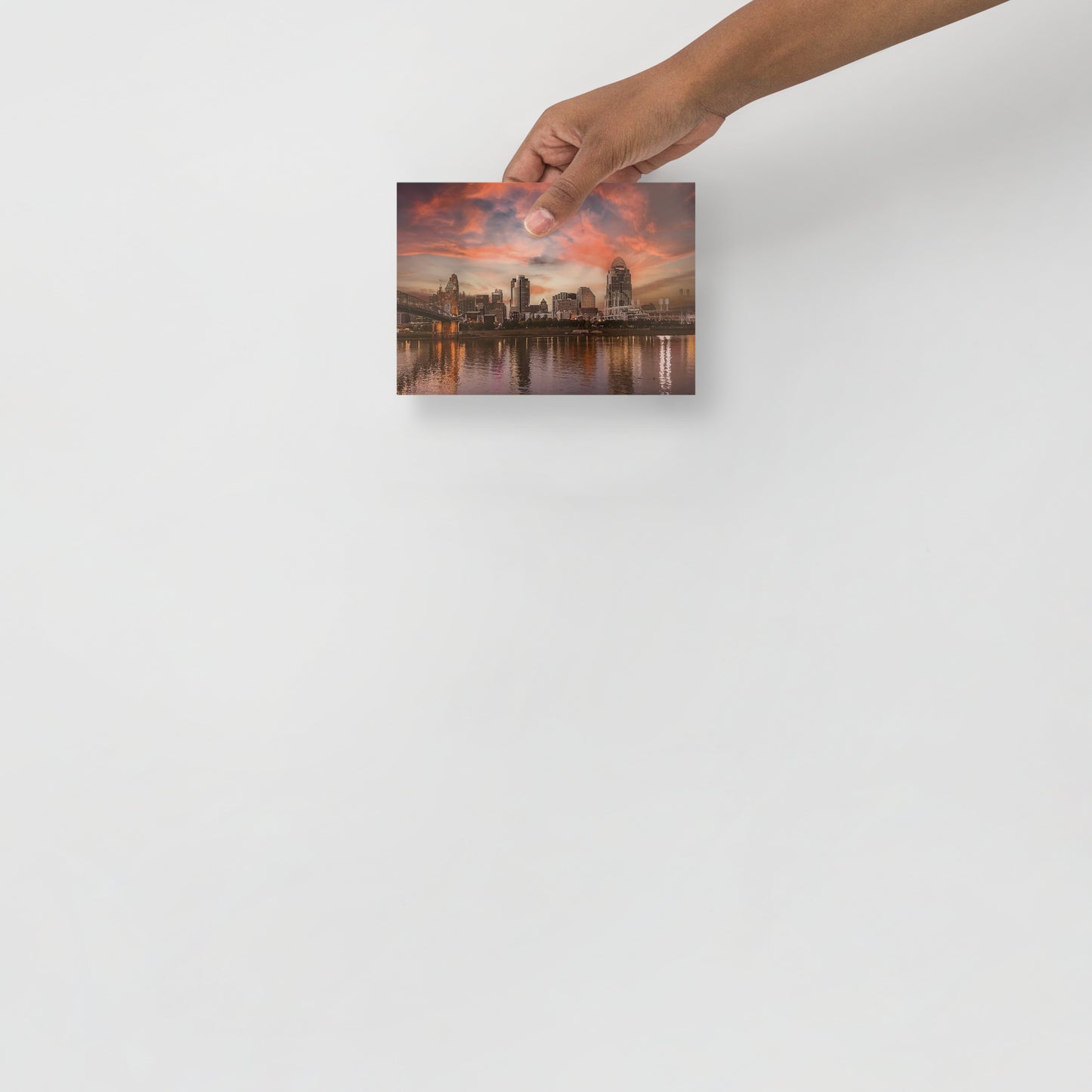 Cincinnati Skyline Sunset - Matte Print