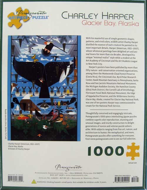 Charley Harper Glacier Bay 1000-Piece Jigsaw Puzzle
