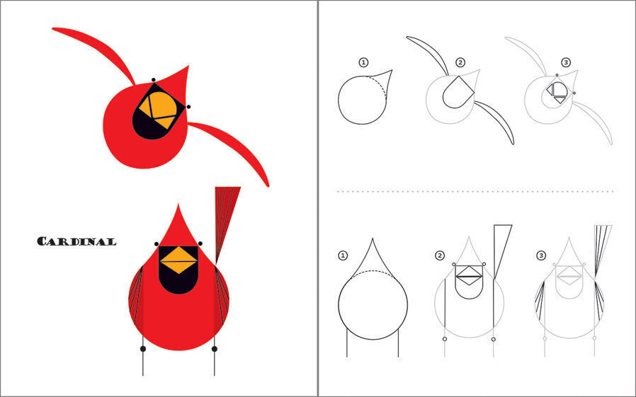 Charley Harper Sketchbook How To Draw 28 Birds
