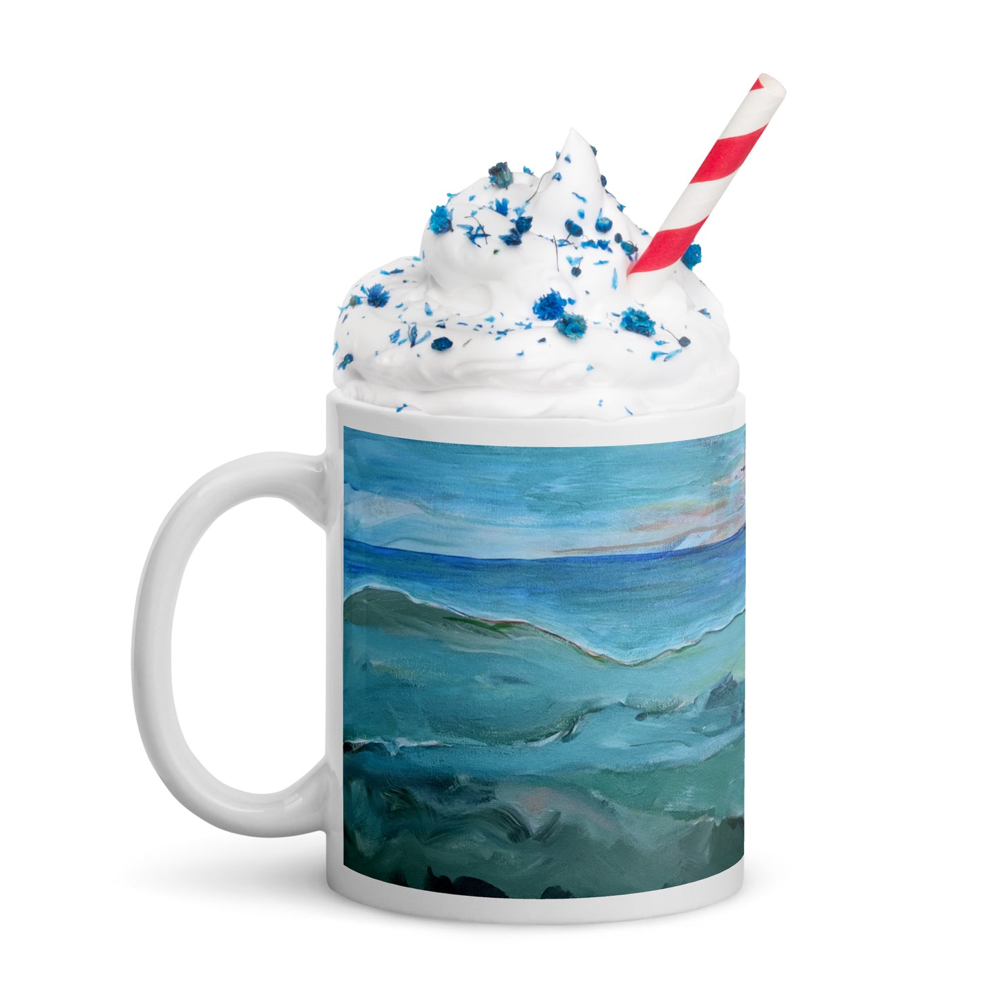Serenity - White glossy mug