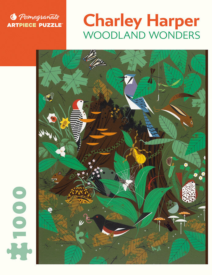 Charley Harper Woodland Wonders 1000-Piece Jigsaw Puzzle