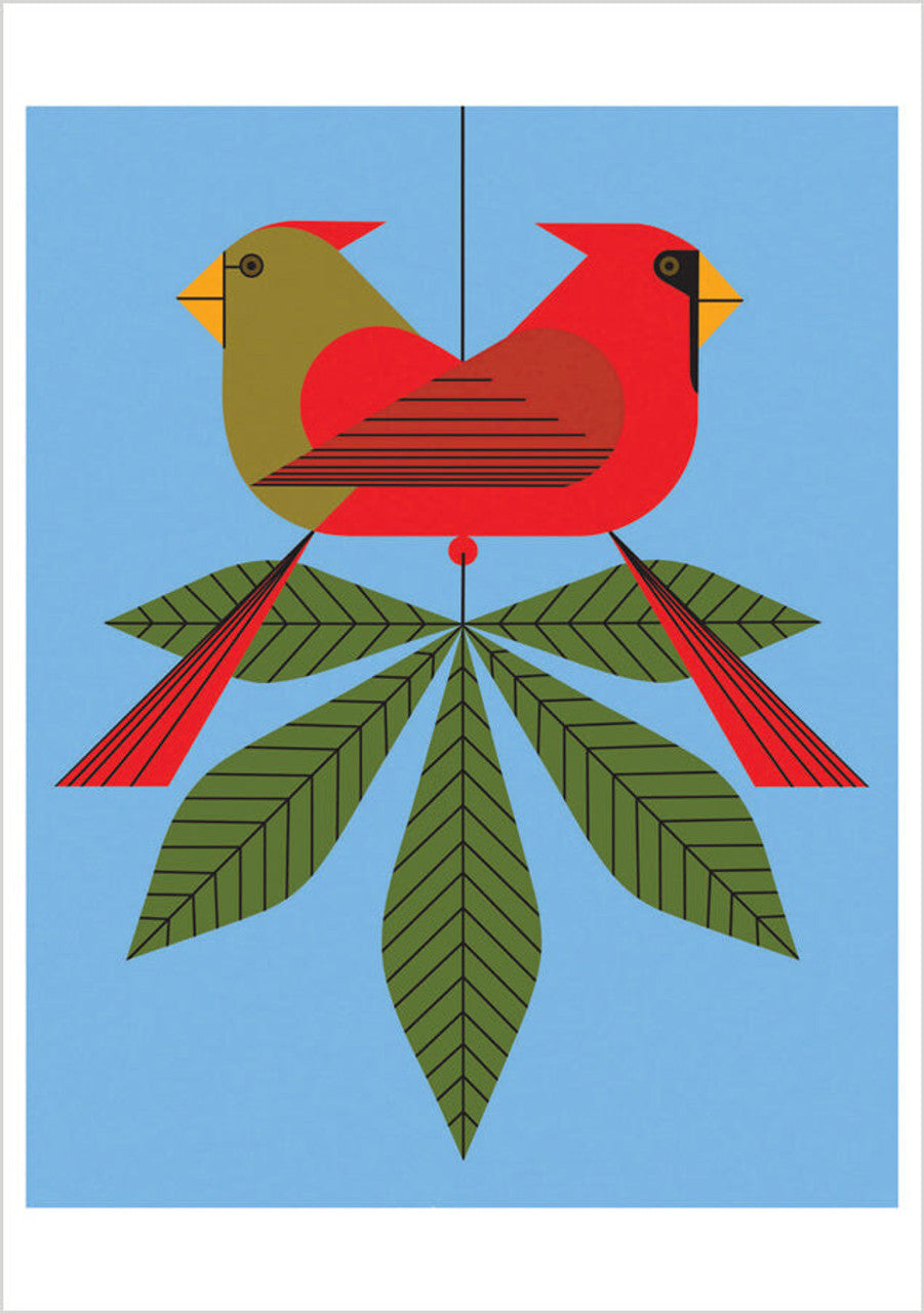 Charley Harper Cardinals Boxed Notecards Assortment