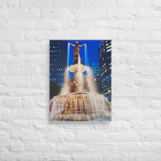 Tyler Davidson Fountain - Canvas Print