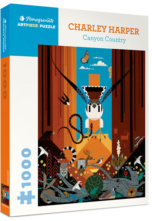 Charley Harper Canyon Country 1000-Piece Jigsaw Puzzle