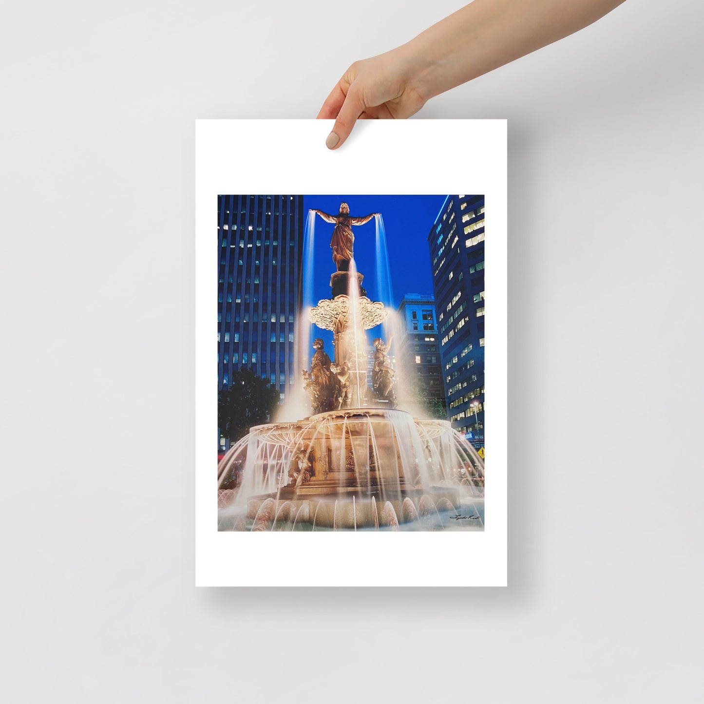 Tyler Davidson Fountain - Matte Print