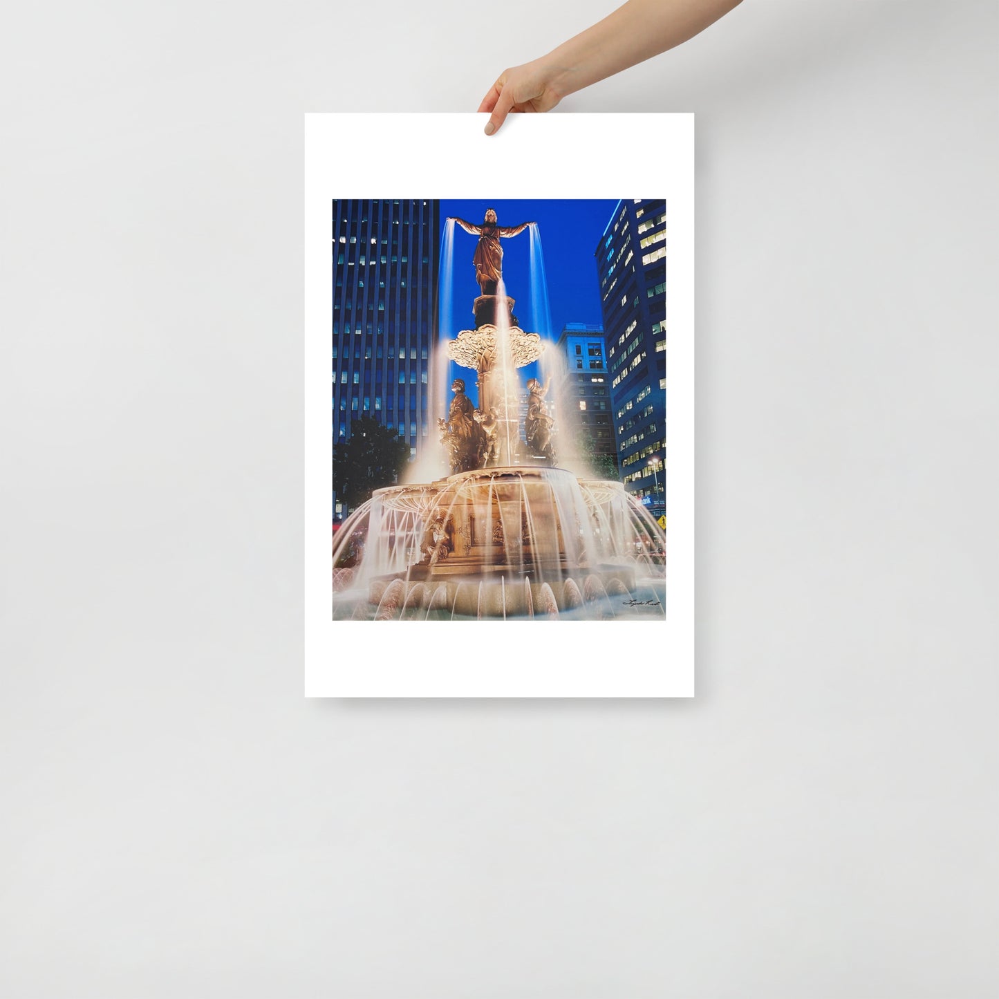 Tyler Davidson Fountain - Matte Print