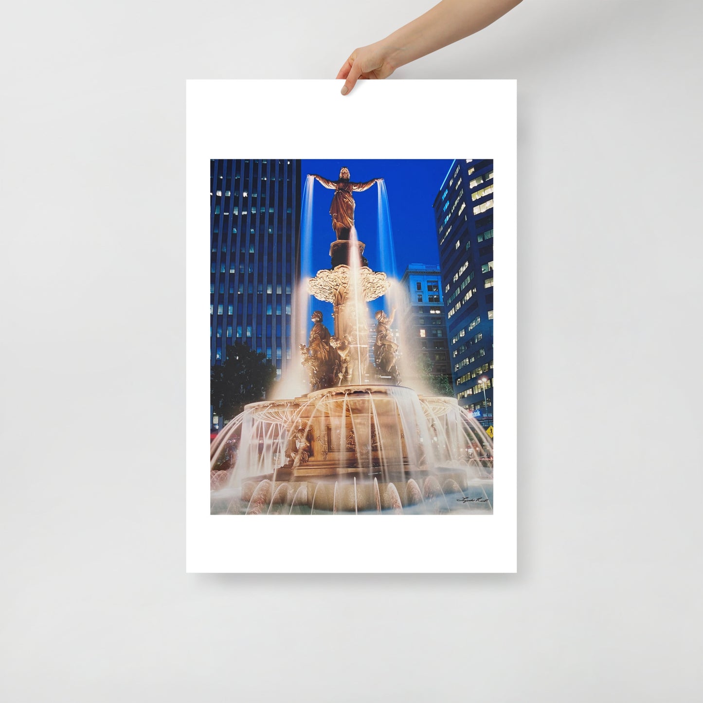 Tyler Davidson Fountain - Matte Print