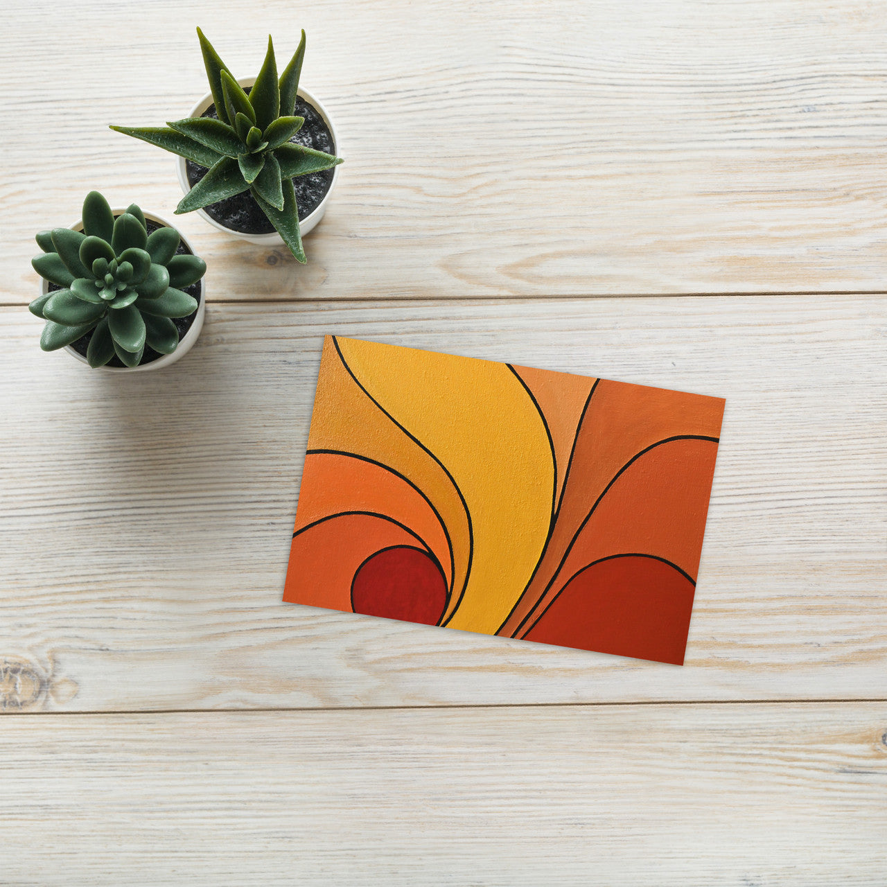 Sun-Flower - Greeting card