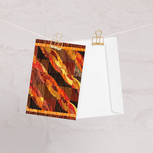 Rivers of Fire - Greeting card