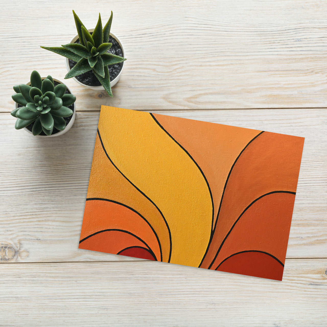 Sun-Flower - Greeting card