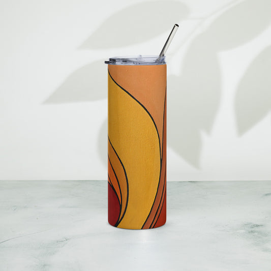 Sun-Flower - Stainless steel tumbler