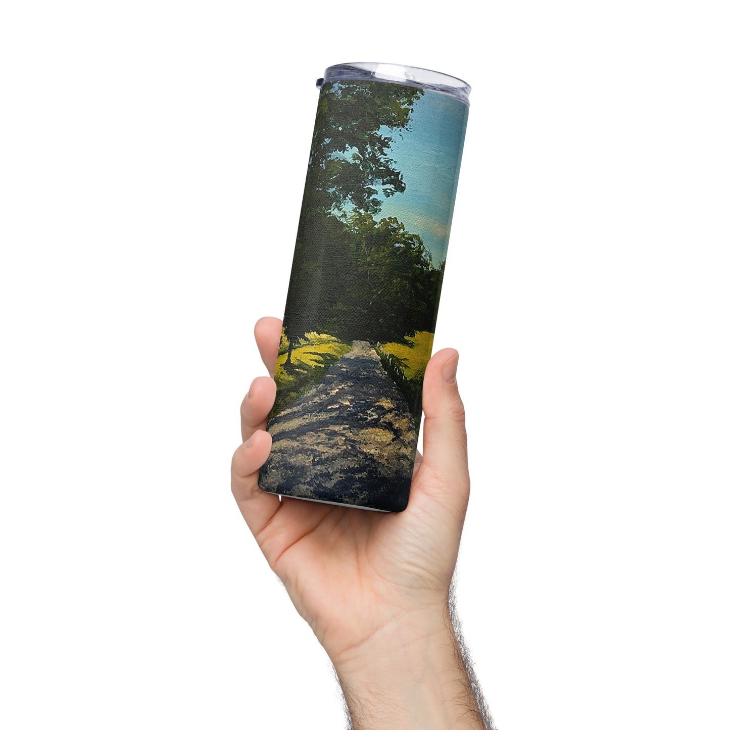 The Road Through Golden Fields - Stainless steel tumbler