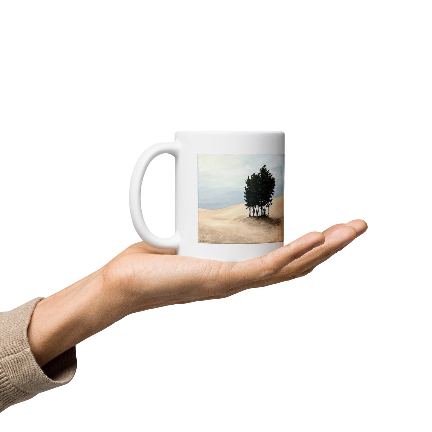 Windswept - White glossy mug 11 oz