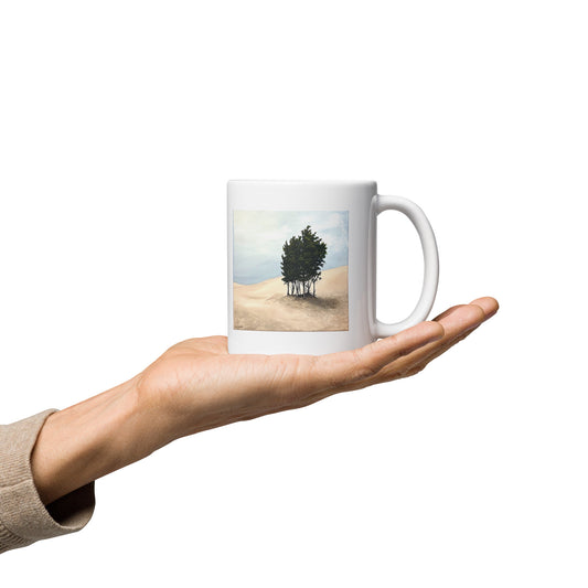 Windswept - White glossy mug 11 oz