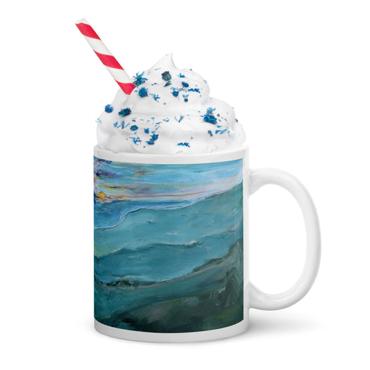 Serenity - White glossy mug