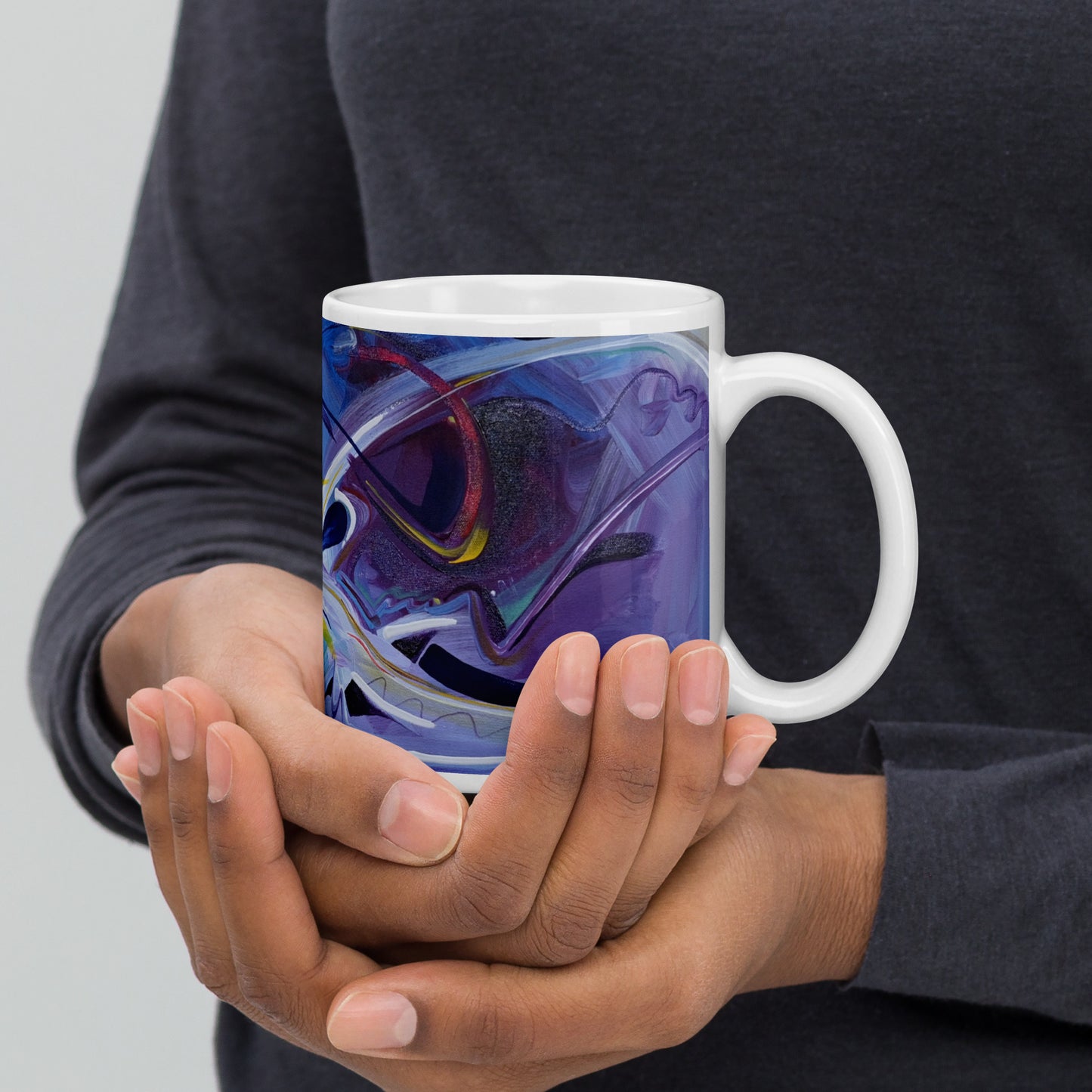 Delicate Vibe - White glossy mug